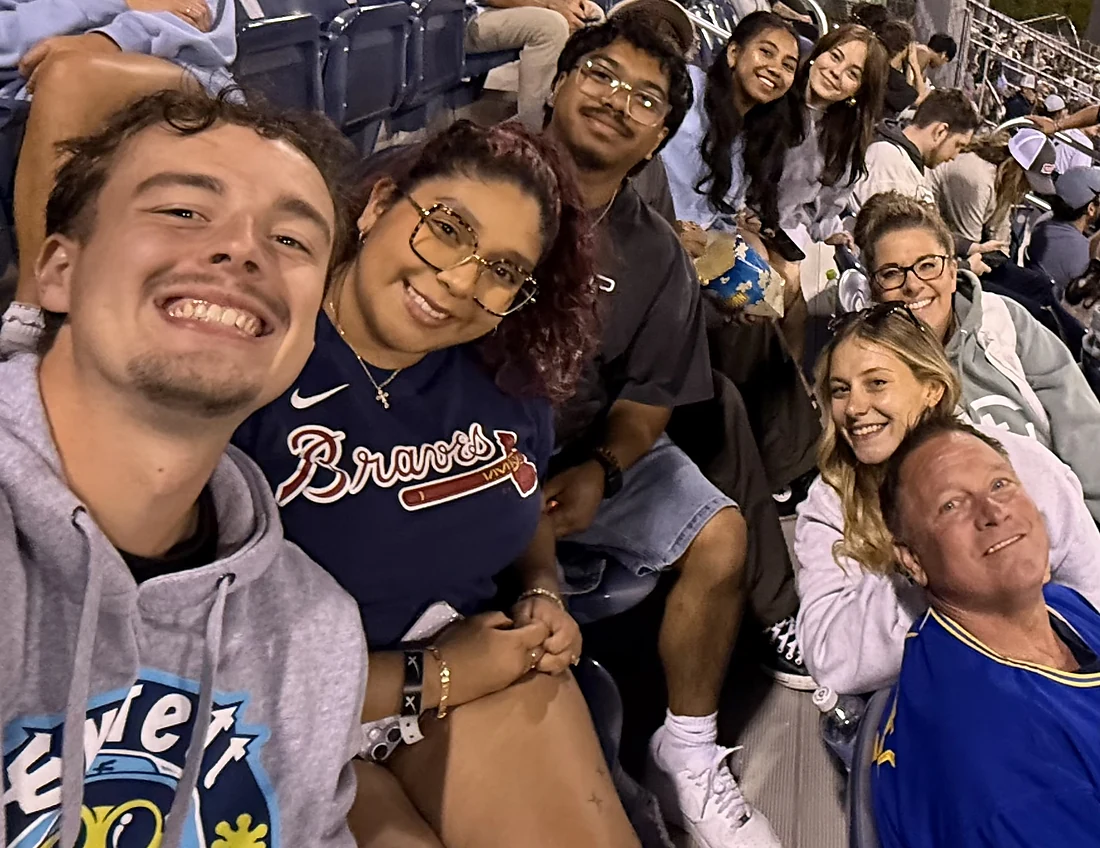 Life 425.Church friends enjoying a baseball game together